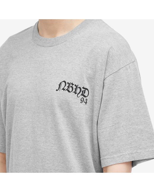 [関税なし] Neighborhood / 23 Printed T-Shirt Neighborhood 23 Printed T-Shirt in Grey for Men | Lyst UK