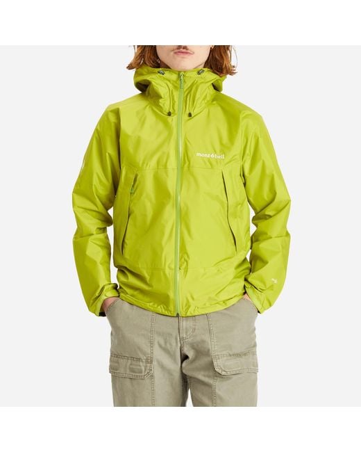 Montbell Green Rain Hiker Jacket for men