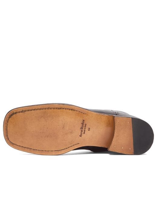 Acne Brown Bebe Leather Boot for men
