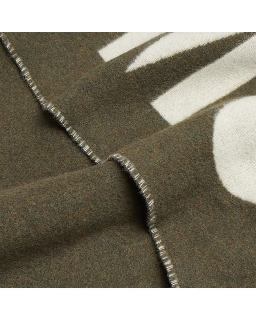 Jacquemus Green Logo Scarf for men