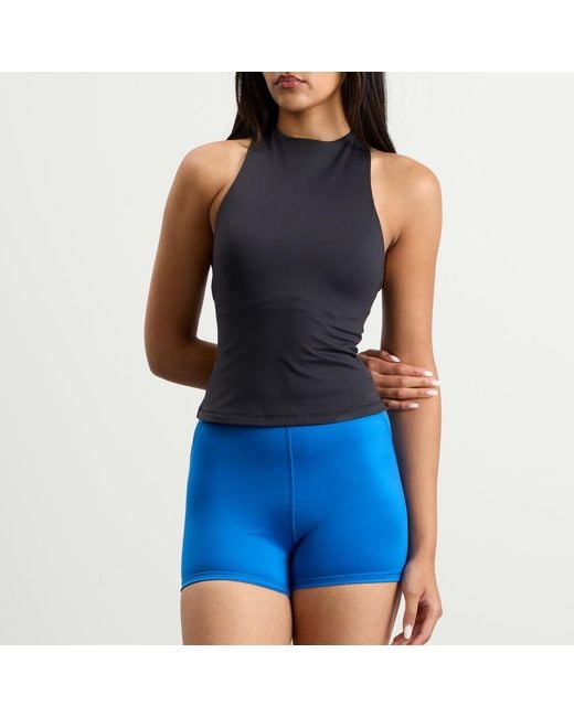 Nike Blue X Skims Matte Mock Neck Racer Tank