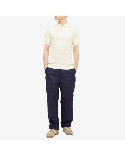 Polo Ralph Lauren Natural Cotton Cable Polo Shirt for men