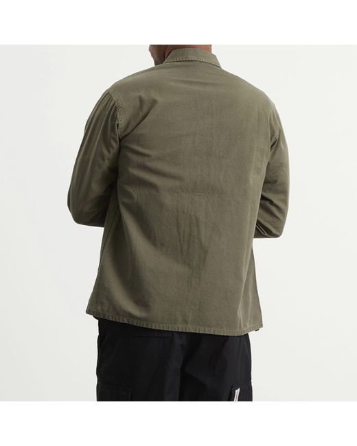 No Problemo Green Mini Problemo Ripstop Work Shirt for men