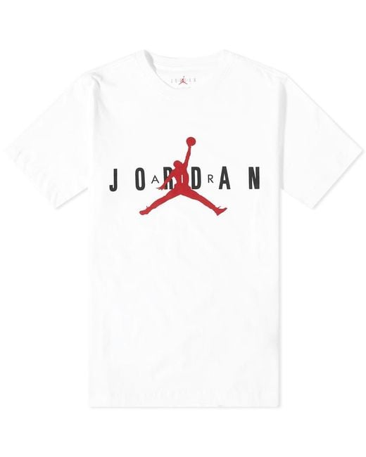 Nike Cotton Nike Air Jordan Logo Tshirt in White for Men Lyst Canada