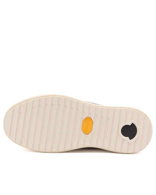 Moncler Black Sports Shoes With Logo Patch for men