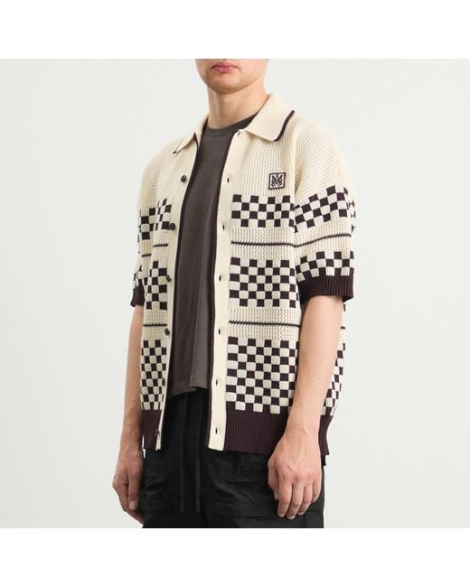 Amiri Natural Shirt With Logo for men