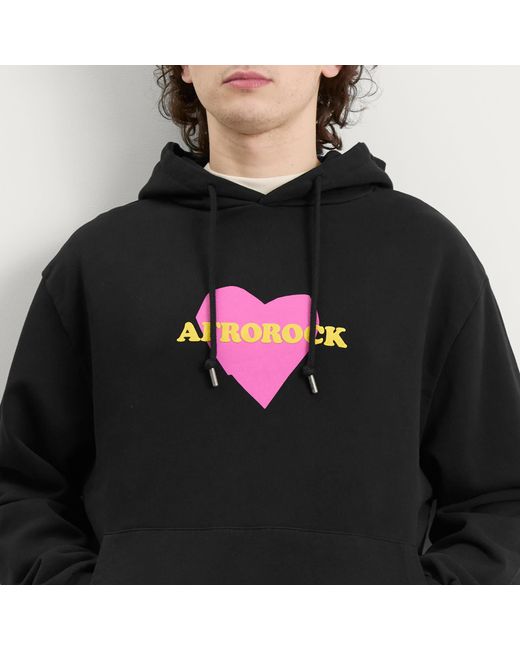 TGB Black Afro Rock Love Hoodie for men