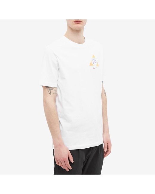 Nike Global T-shirt in White for Men | Lyst Australia