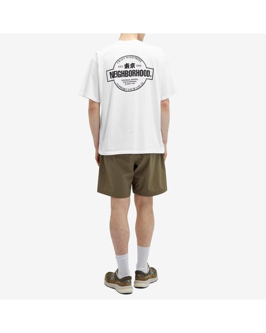 Neighborhood White 4 Printed T-Shirt for men