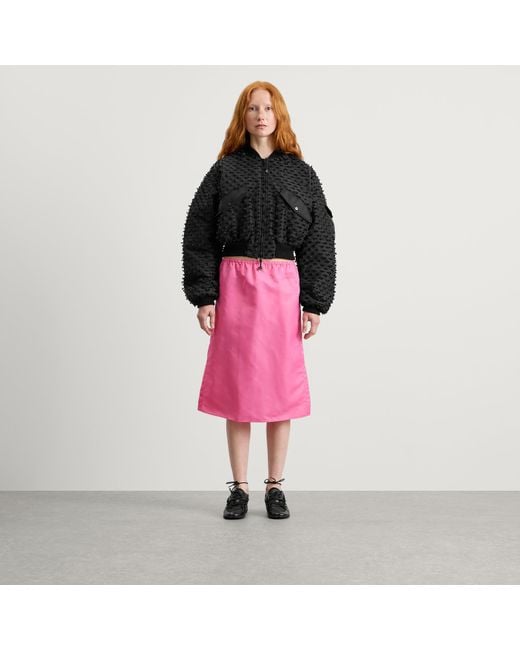 CECILIE BAHNSEN Black Callie Bomber Jacket