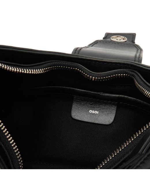 OSOI Black Hobo Brocle Bag