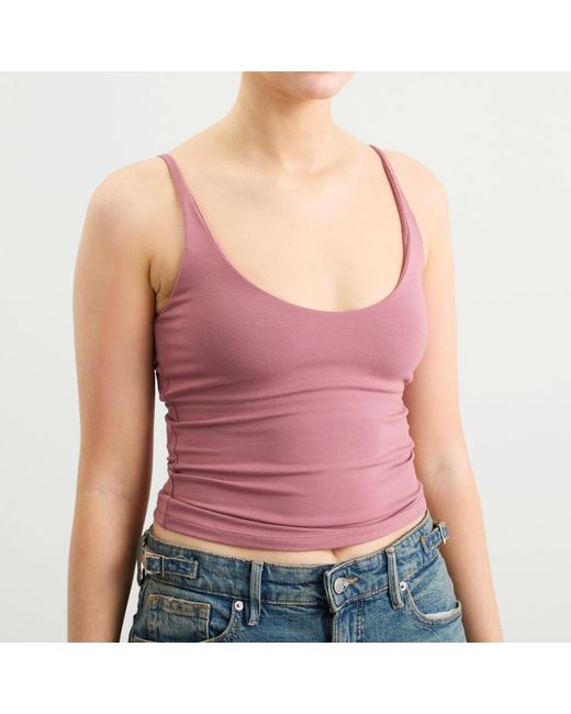 Skims Purple Smooth Lounge Skimpy Strap Cami