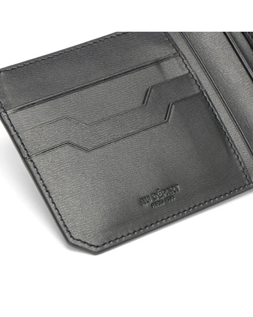AU DEPART Black Bifold Wallet