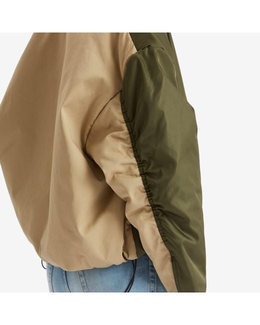 Kassl Green Short Bomber Jacket