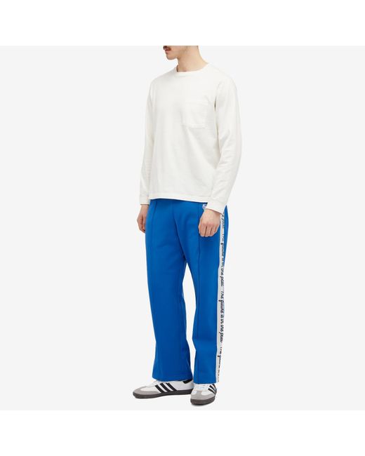 Human Made Blue Track Pant for men