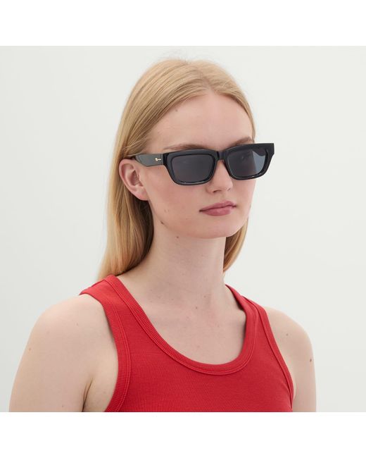 Le Specs Gray Le Castle Sunglasses