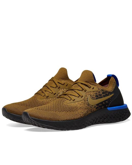 Nike Rubber Nike Epic React Flyknit in Green for Men | Lyst Australia