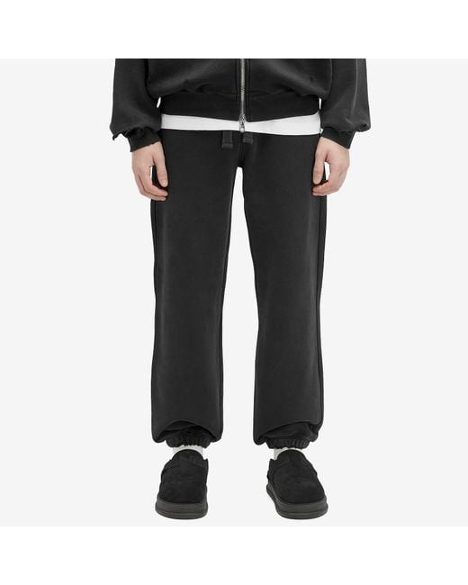 Cole Buxton Black Distressed Sweat Pants for men