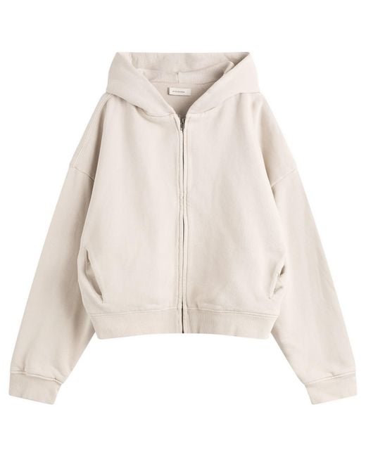 Entire studios Natural Thermal Waffle Hoodie for men