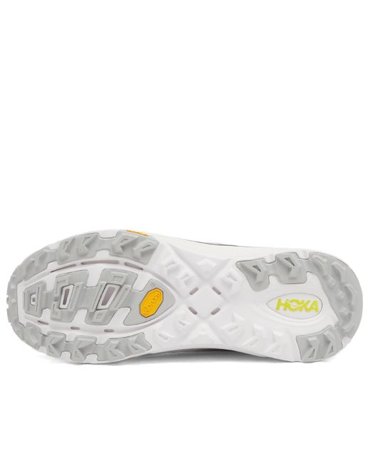 Hoka One One White U Mafate Three2 Sneaker