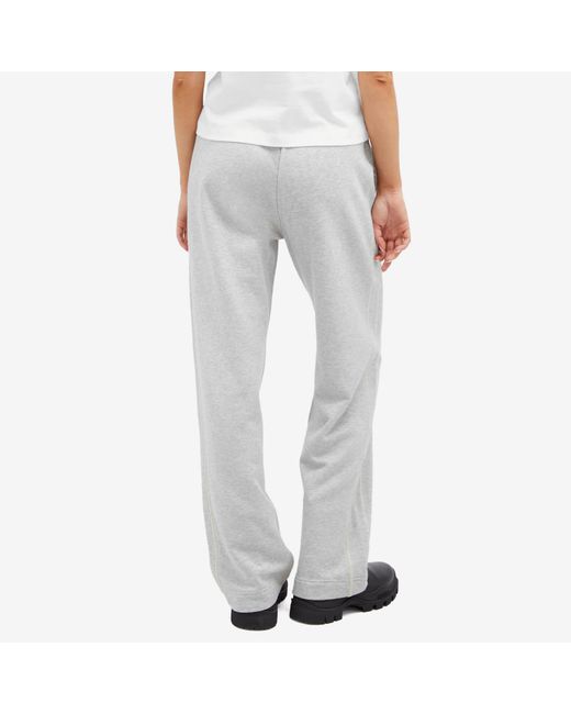 Moncler Gray Contrast Stitch Sweatpants
