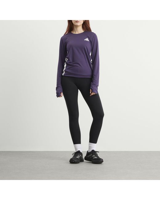 Adidas Originals Blue Adidas Adizero Running T-Shirt