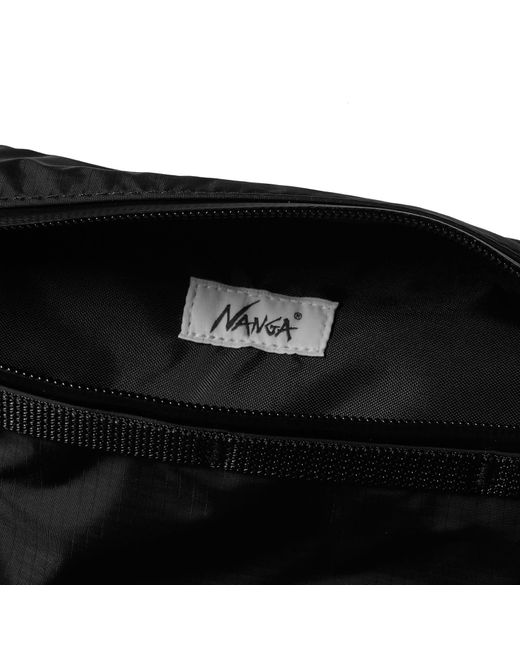 NANGA Black Aurora Tex Sacoche Bag for men