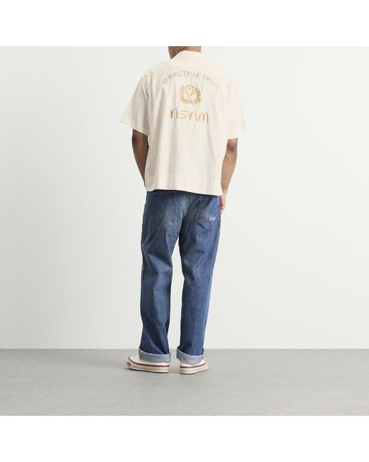 Visvim Natural Copa Silk Short Sleeve Shirt for men