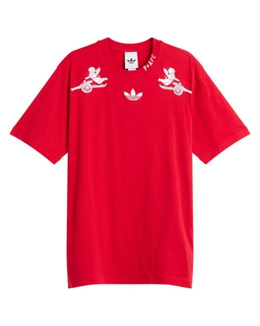 Adidas Red X Places+Faces X Arsenal Fc T-Shirt for men