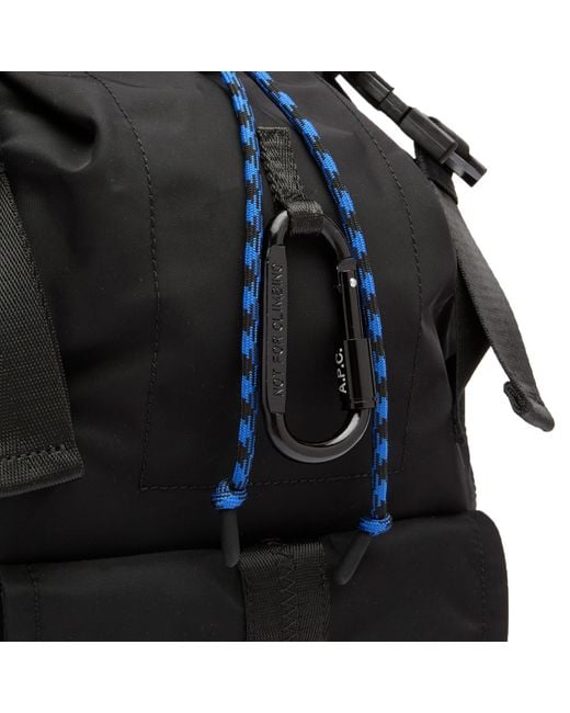 A.P.C. Black Trek Backpack for men