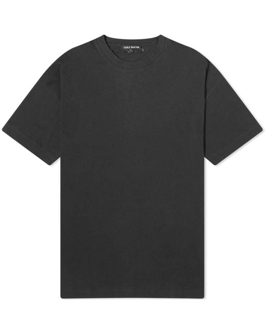 Cole Buxton Black Distressed Lightweight T-Shirt for men
