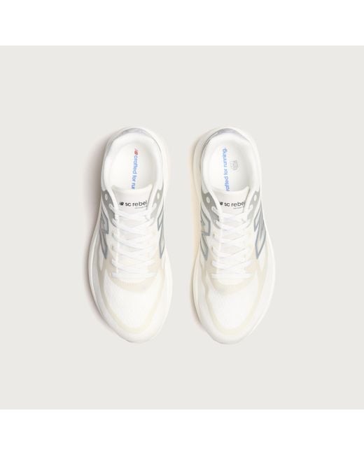 New Balance White Rebx Sneaker