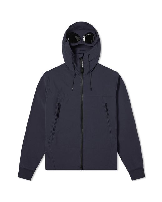 C P Company Blue C.p. Company Shell Goggle Jacket Total Eclipse for men