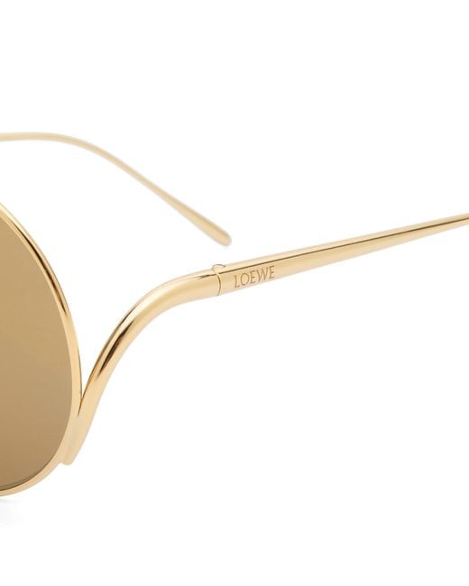 Loewe Natural Signature Pilot Sunglasses