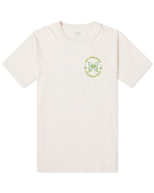 Obey White Weapons Of Peace T-Shirt for men
