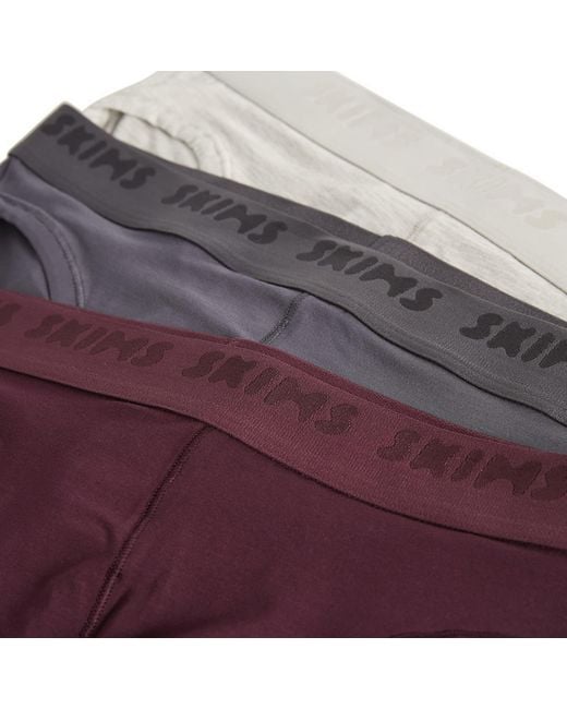 Skims Purple Stretch Brief 3-Pack for men