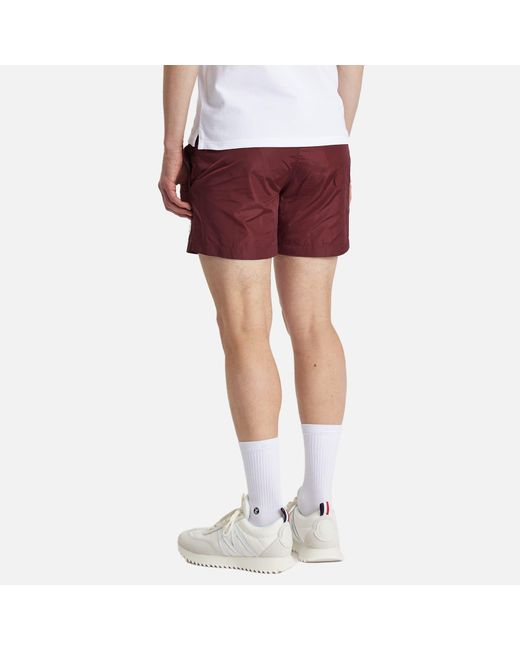 Moncler Purple Nylon Technique Beach Swimwear for men