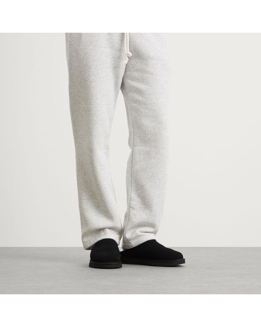 Ugg Black Classic Slip-On Sheepskin Slippers for men