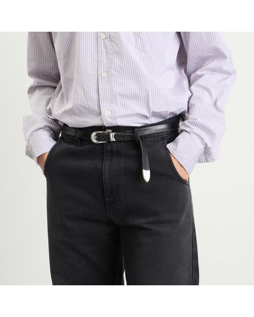 mfpen Blue Straight Cut Jeans for men