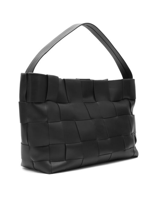 St. Agni Black Woven Large Tote