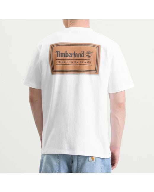 Timberland White X Beams T-Shirt for men