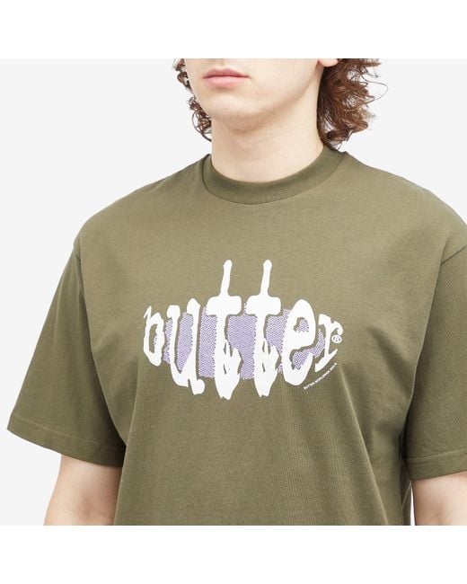 Butter Goods Green Frenzy T-Shirt for men