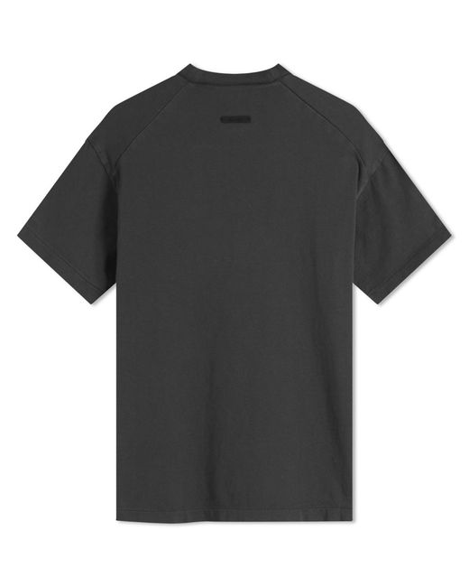 Fear Of God Black Campus Classic Short Sleeve T-Shirt