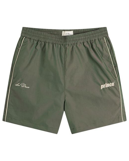 Les Deux Green Prince Shiny Shorts for men