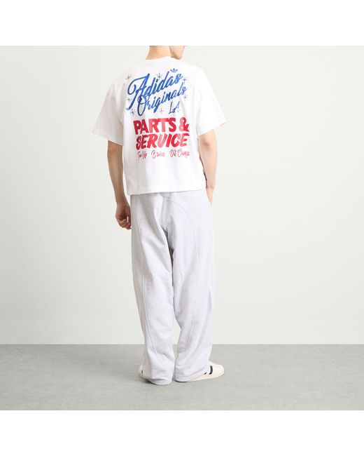Adidas White Og La T-Shirt for men