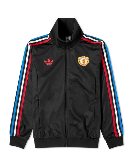 Adidas Black X Mufc X The Stone Roses Track Top for men