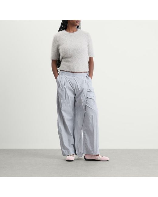 Samsøe & Samsøe White Sajeanne Knit Top