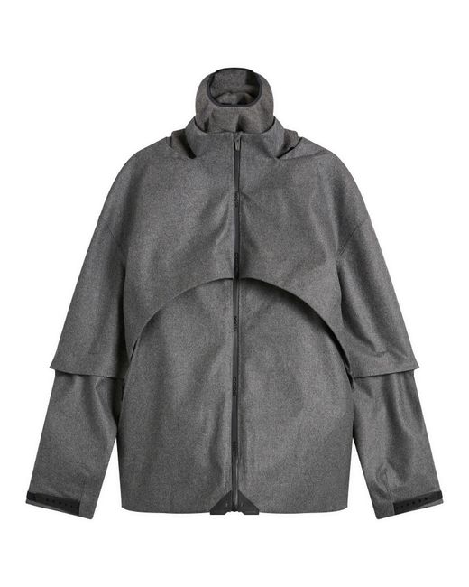 Nike Gray X Nocta Code Flow Jacket for men