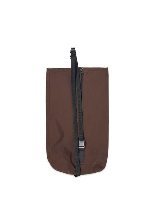 GR10K Brown 3L Microgrid Shoulder Bag for men