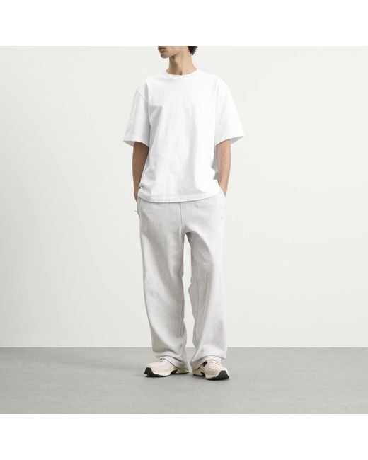 New Balance White Athletics French Terry Pant for men